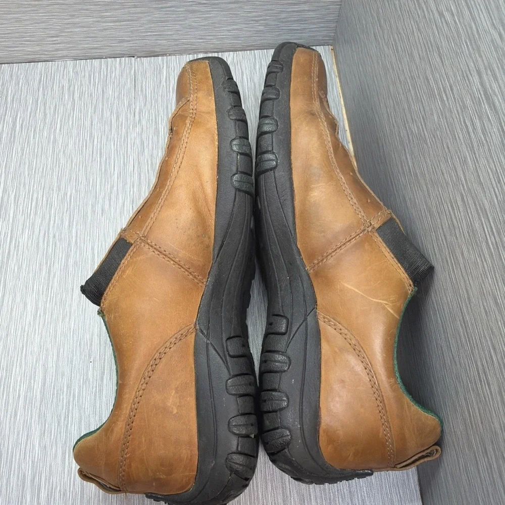 Polo Sport Ralph Lauren Driving Loafers Brown Leather Slip On‎ Shoes Mens 8B